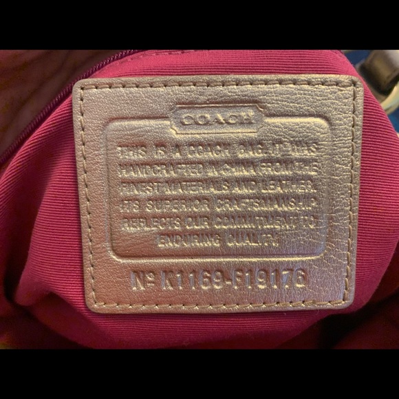 COACH PEYTON TATTERSALL TOTE HANDBAG - Picture 3 of 5